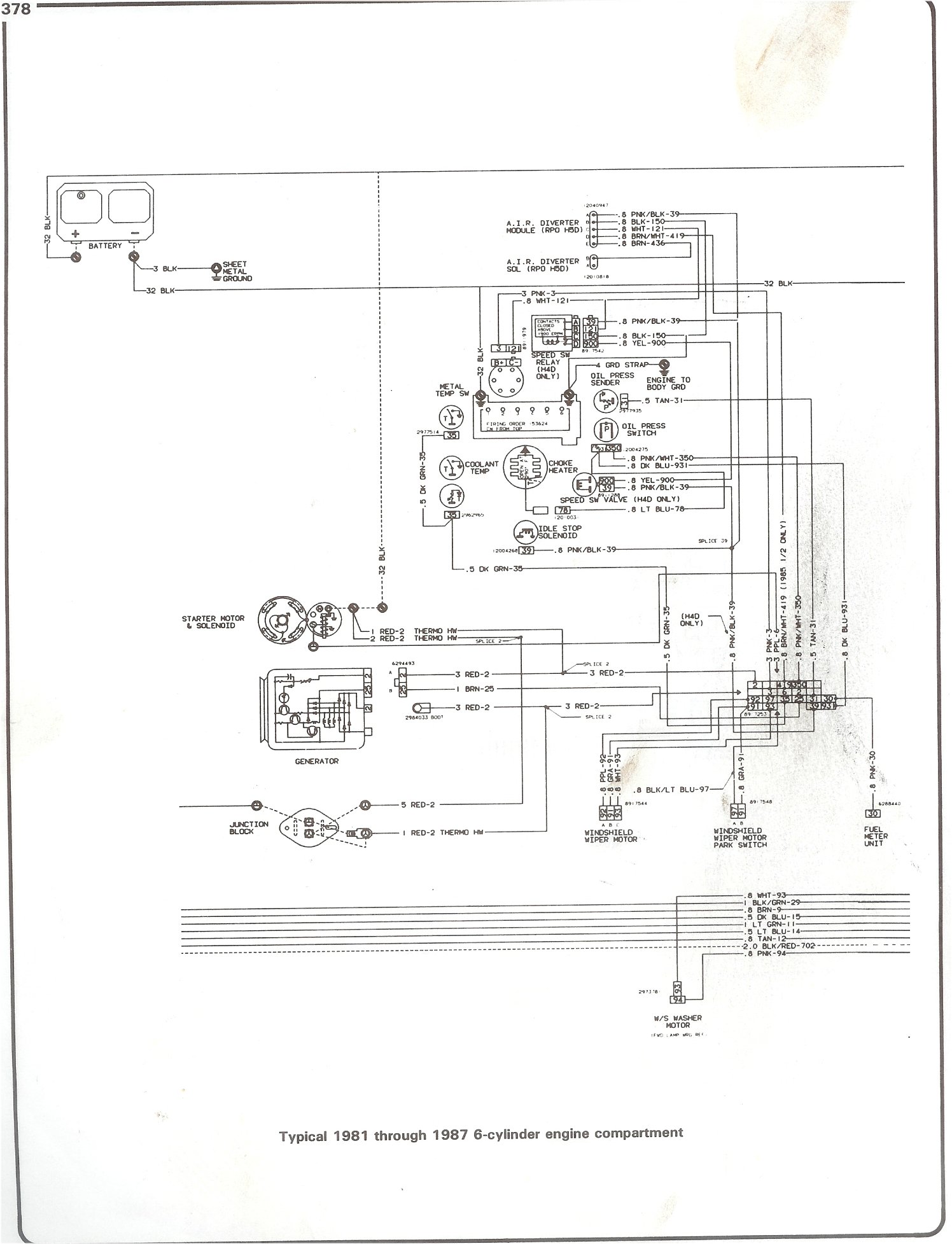 1987 Chevy C10 Wiring Diagram